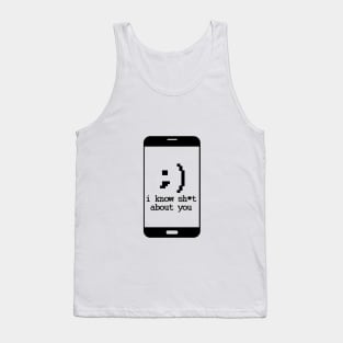 Phone Blackmail (black) Tank Top